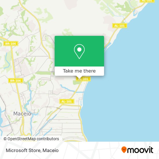 Microsoft Store map