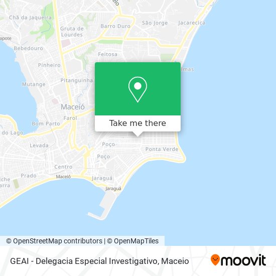 GEAI - Delegacia Especial Investigativo map