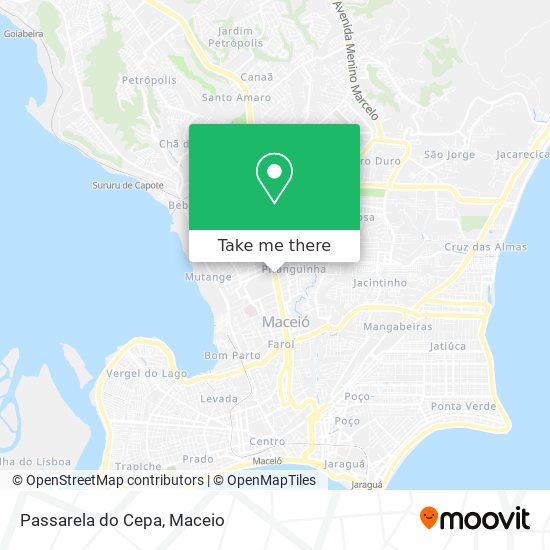 Passarela do Cepa map