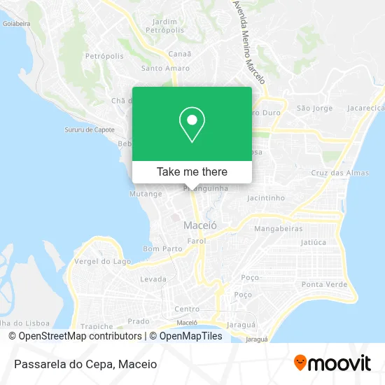 Passarela do Cepa map