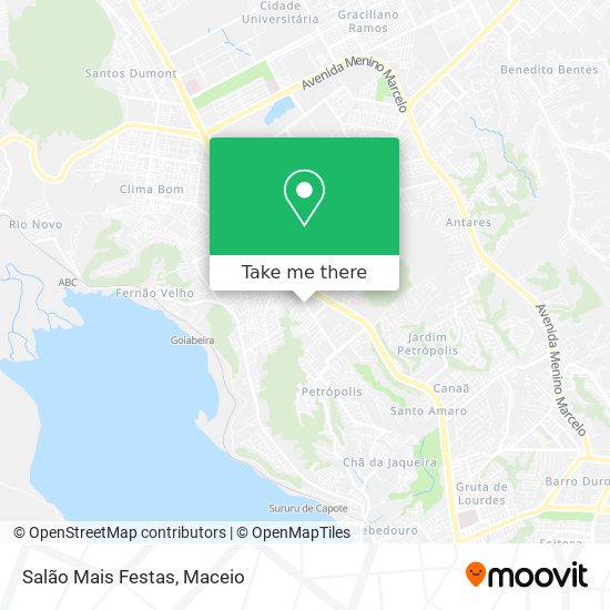 Salão Mais Festas map