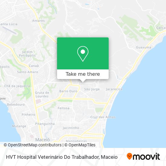 HVT Hospital Veterinário Do Trabalhador map