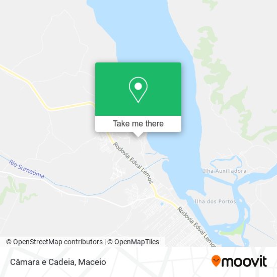 Câmara e Cadeia map