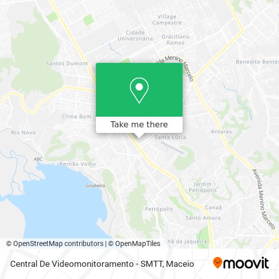 Central De Videomonitoramento - SMTT map