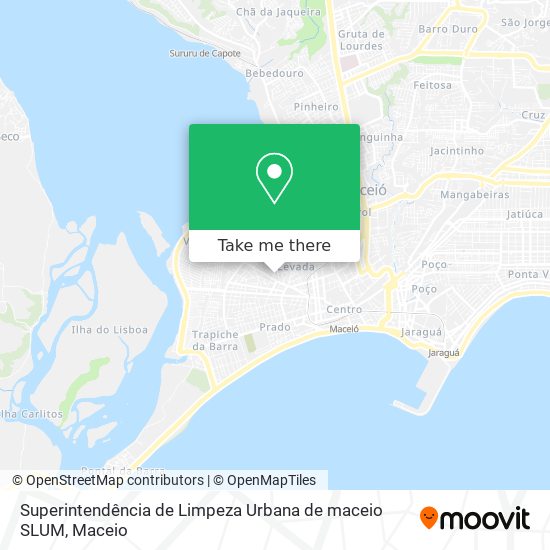 Superintendência de Limpeza Urbana de maceio SLUM map