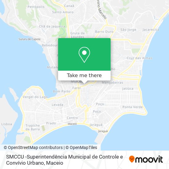 SMCCU -Superintendência Municipal de Controle e Convívio Urbano map