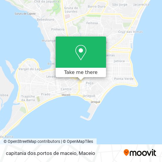 capitania dos.portos de maceio map
