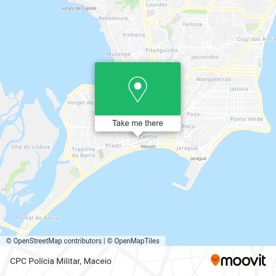 CPC Policia Militar map