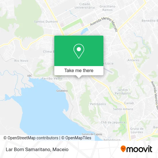 Lar Bom Samaritano map