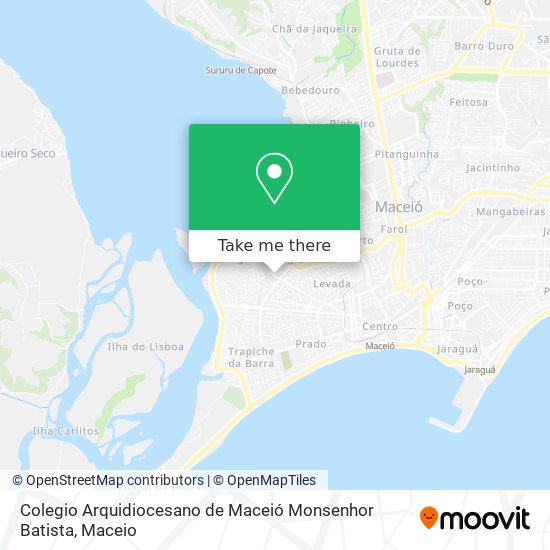 Colegio Arquidiocesano de Maceió Monsenhor Batista map