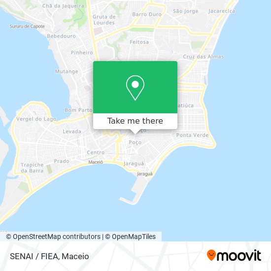 SENAI / FIEA map