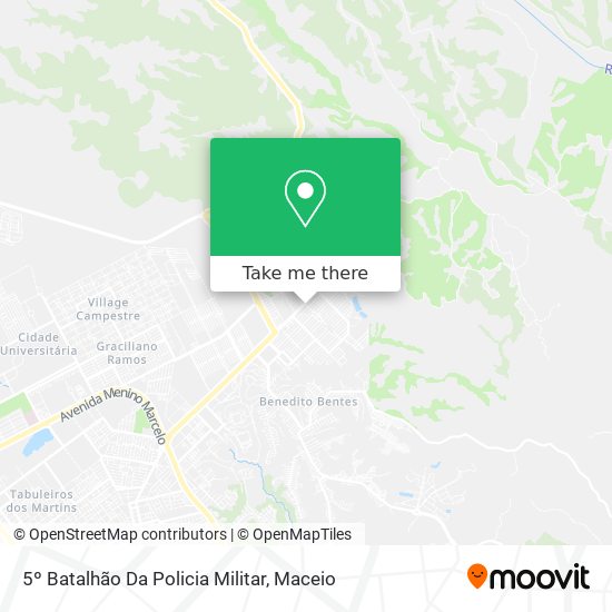 5º Batalhão Da Policia Militar map