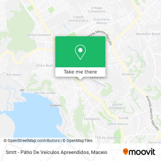 Smtt - Pátio De Veículos Apreendidos map