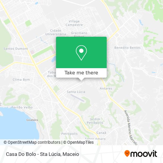 Casa Do Bolo - Sta Lúcia map