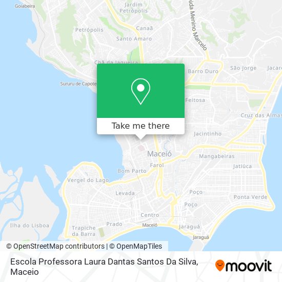 Escola Professora Laura Dantas Santos Da Silva map