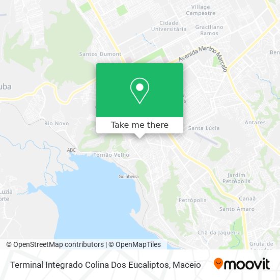 Terminal Integrado Colina Dos Eucaliptos map