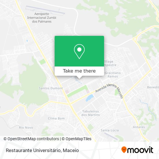 Restaurante Universitário map