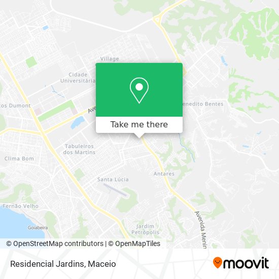 Residencial Jardins map