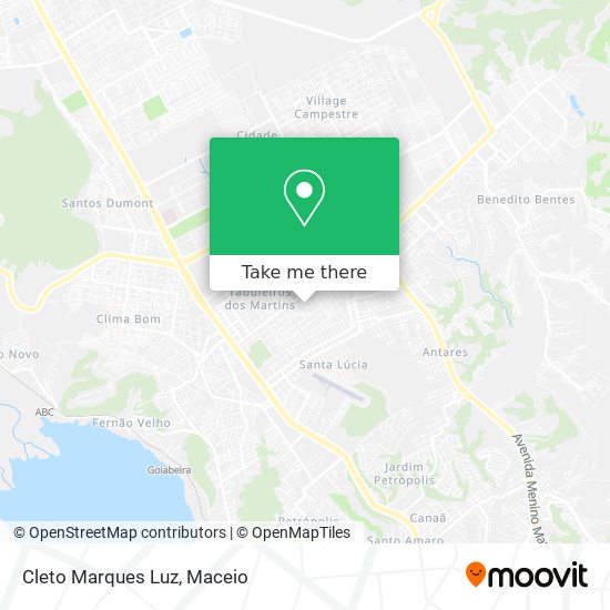 Cleto Marques Luz map