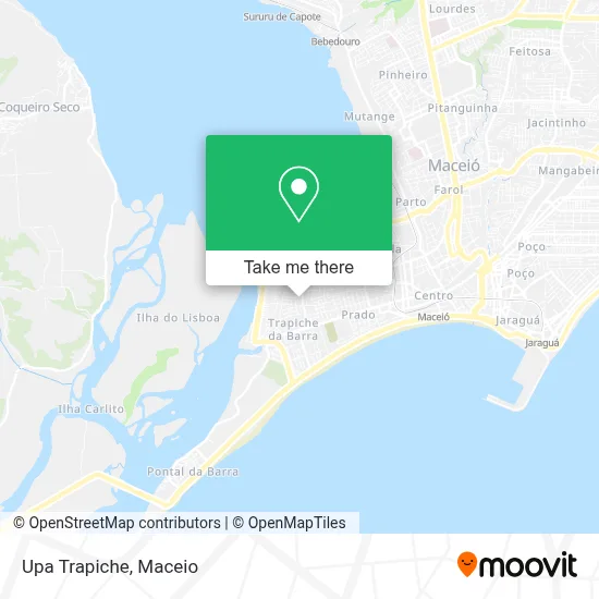 Upa Trapiche map