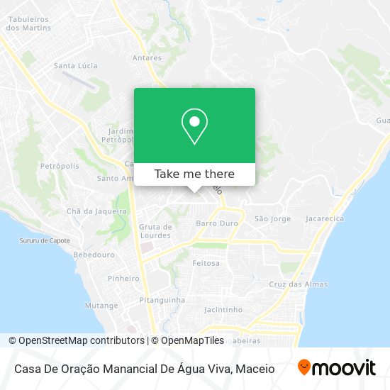 Casa De Oração Manancial De Água Viva map