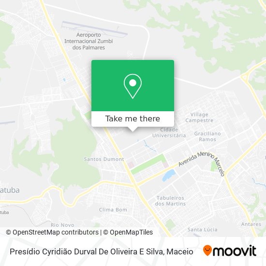 Presídio Cyridião Durval De Oliveira E Silva map