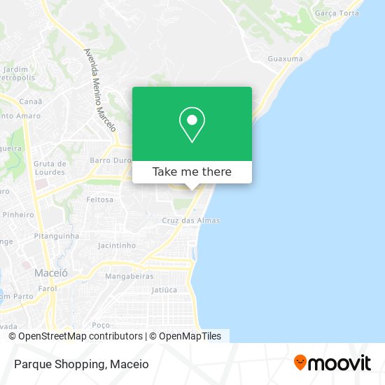 Parque Shopping map