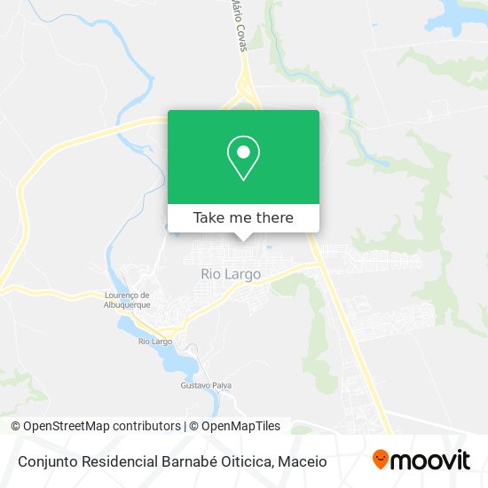 Conjunto Residencial Barnabé Oiticica map