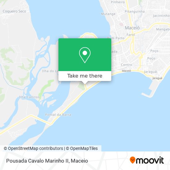 Pousada Cavalo Marinho II map