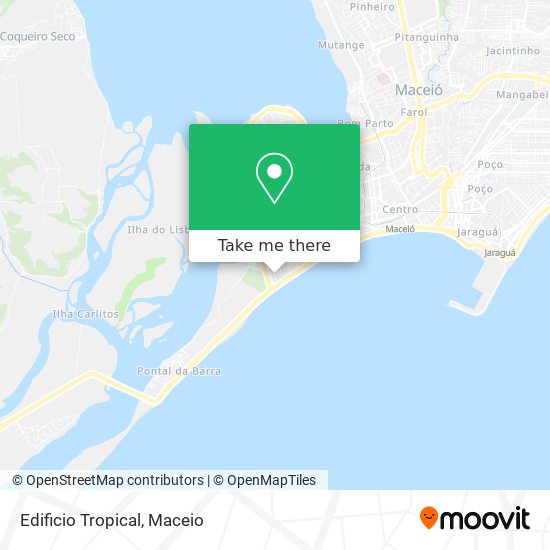 Edificio Tropical map