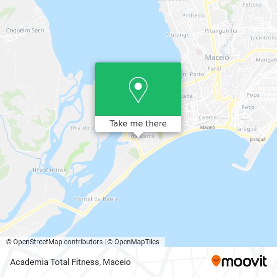 Academia Total Fitness map