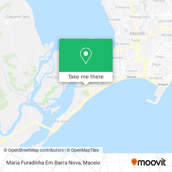 Maria Furadinha Em Barra Nova map