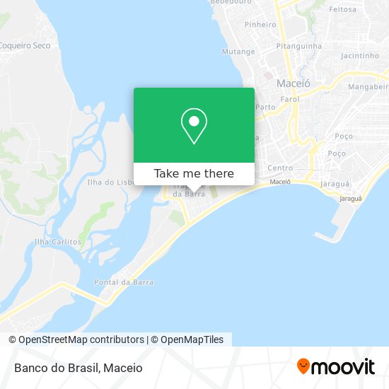 Banco do Brasil map