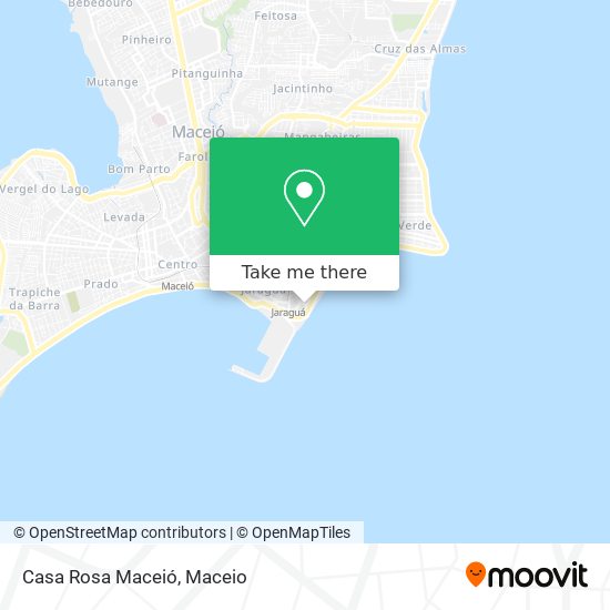 Casa Rosa Maceió map