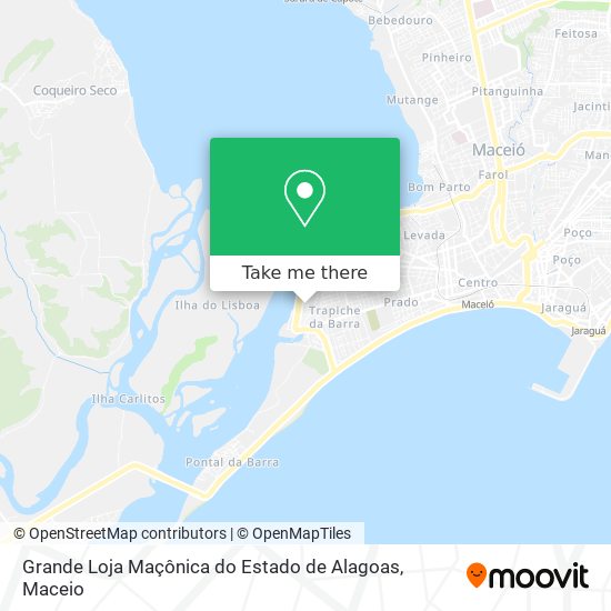Grande Loja Maçônica do Estado de Alagoas map