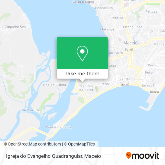 Mapa Igreja do Evangelho Quadrangular