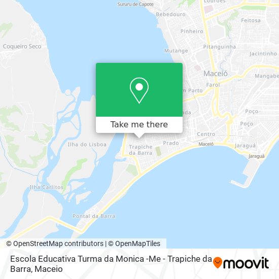 Escola Educativa Turma da Monica -Me - Trapiche da Barra map