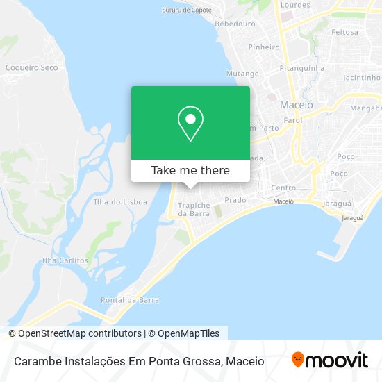 Mapa Carambe Instalações Em Ponta Grossa