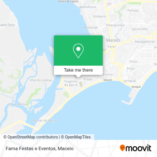 Fama Festas e Eventos map