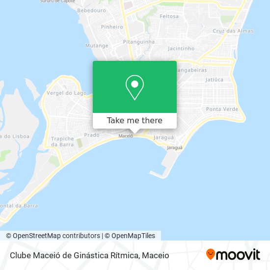 Mapa Clube Maceió de Ginástica Rítmica