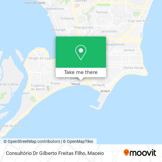 Consultório Dr Gilberto Freitas Filho map