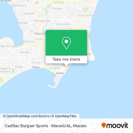 Cadillac Burguer Sports - Maceió / AL map