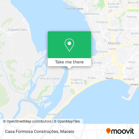 Casa Formosa Construções map