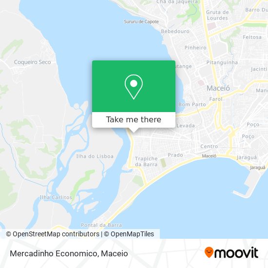 Mapa Mercadinho Economico