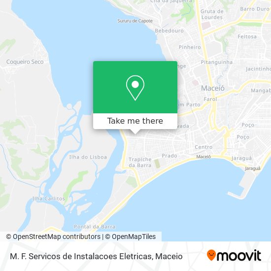 Mapa M. F. Servicos de Instalacoes Eletricas