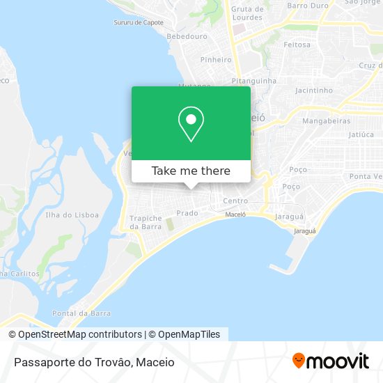 Passaporte do Trovâo map