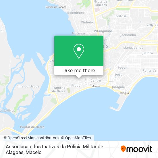 Associacao dos Inativos da Policia Militar de Alagoas map