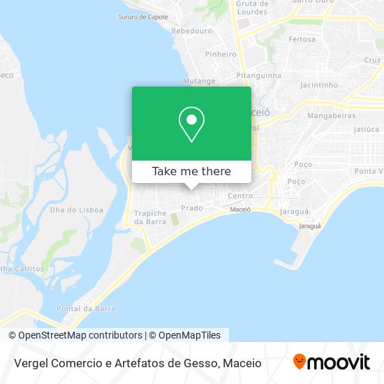 Vergel Comercio e Artefatos de Gesso map