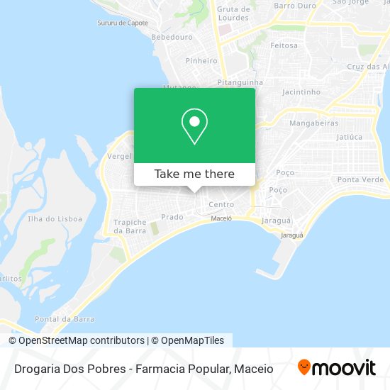 Drogaria Dos Pobres - Farmacia Popular map