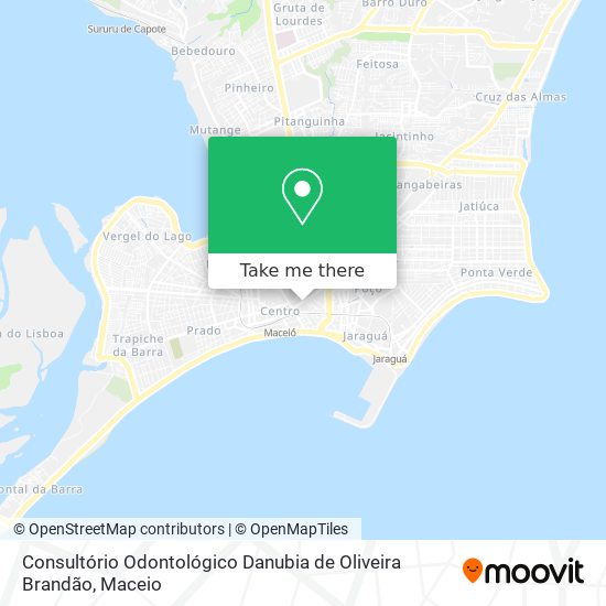 Consultório Odontológico Danubia de Oliveira Brandão map